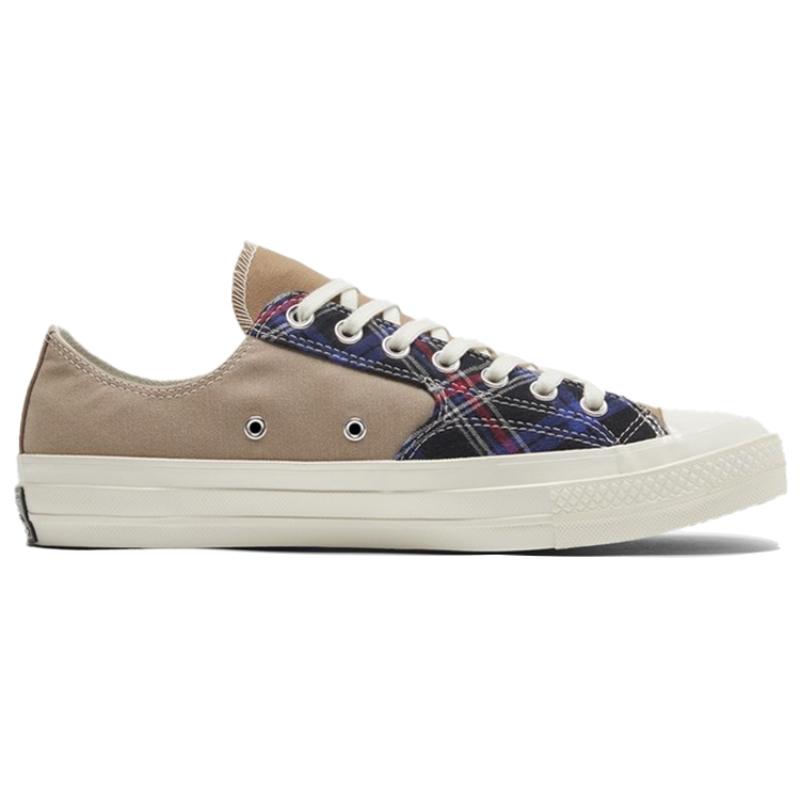 Converse 1970s Comfortable and Casual Wear, Shock-Absorbing, Low-Top Canvas Shoes Unisex Light Brown