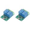 2Pcs Relay Module 2 Channel 5V Plug and Play USB PC Intelligent Control Electric Relay