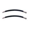 Tire Valve Extension - AIMOONSA - 16 Cm - Rubber & Metal - Flexible - Pack of 2