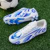 New Tf/Fg High Quality Professional Fast Grass Soccer Shoes Ultralight Training Studded Football Boots Mens Football Field Boots