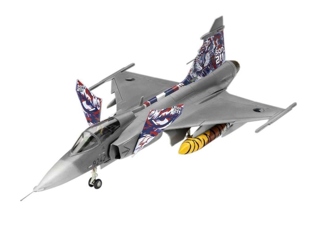 German Revell Saab Gripen Plastic Model Kit 03776 1/72 JAS-39C (Airplane)