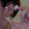 Jewelry Zircon Fairy Luxury Girls Earring Butterfly Ear Hook Korean Style Ear Clip Ear Bone Clip