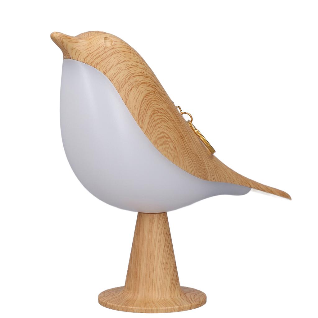 Small Bird Table Lamp Touch Control 3 Color Mode Dimmable USB Rechargeable Cordless Desk Light for B