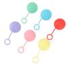 6 Pcs Reusable Water Balloons with Pull Ring Multi Color Water Splash Ball Silicone Water Ball Toys for Children