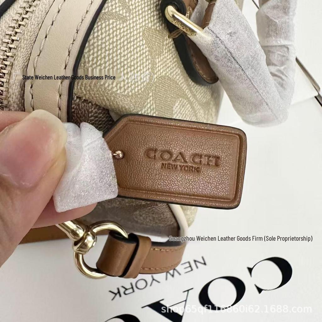 Koujia Rowan Klassisches Monogramm Boston Kissen Umhänge-Mini-Handtasche