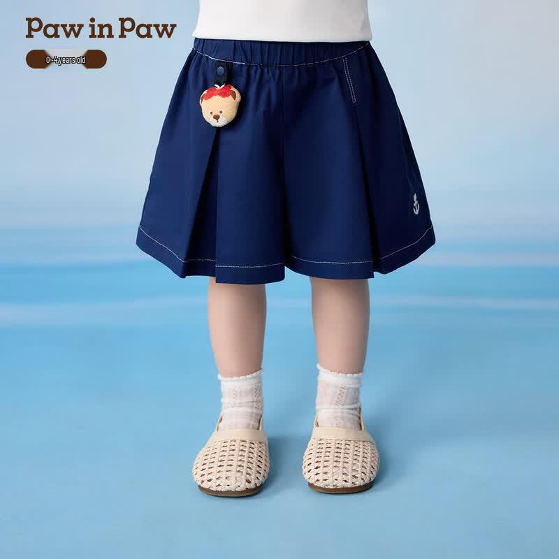 PawinPaw Baby Girl Cartoon Bear Casual Shorts 100