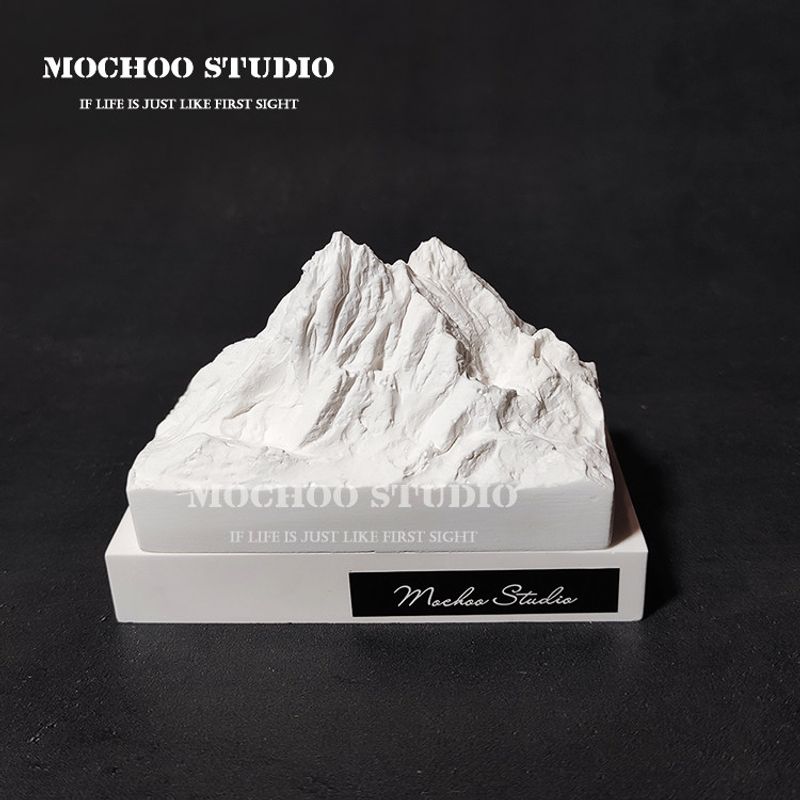 

Automobile Aromatherapy Car Mountain Decoration Perfume Creative Decorations Fragrance High-End Ins Gifts for Boys Fragrant Stone White Alps (Free Essential Oil)