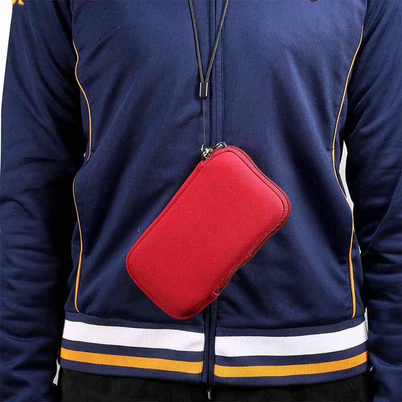 Universal Dustproof Phone Pouch with Lanyard and Power Bank Storage