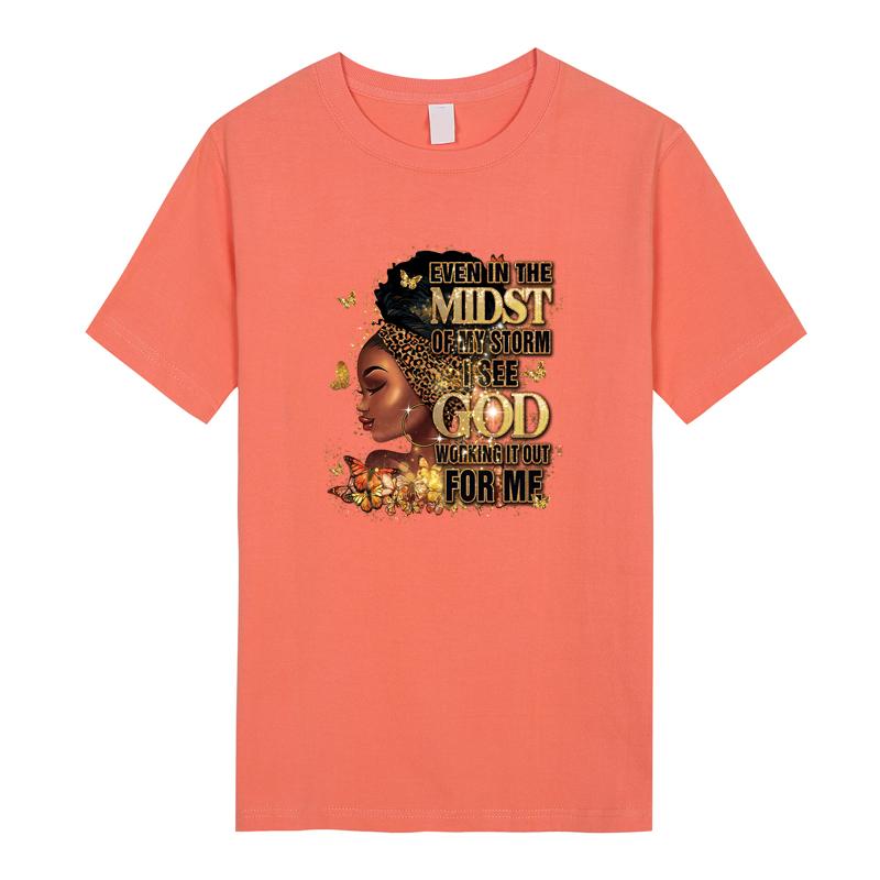 Afro Girl Transfer termic Black Girl Heat Press Appliqued Tricou Parches Ropa Hanorace Diy Haine Autocolante Iron On Patch