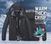 Men's Plus Size Winter Waterproof Windproof Mountaineering Jacket with Velvet Lining