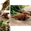 Adorable Otter Stuffed Plush Toy Realistic Long Fur Soft Animal Figure 40cm Gift