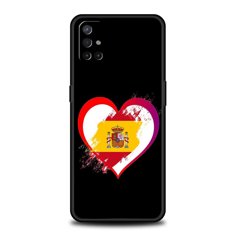 

Phone Case For OnePlus 15 13 12 11 10 9 8 7T Pro 13T 13R 12R 10R 9RT 8T Nord 2T CE 2 3 5G Lite Soft Cover Spain flag Oneplus Nord 3