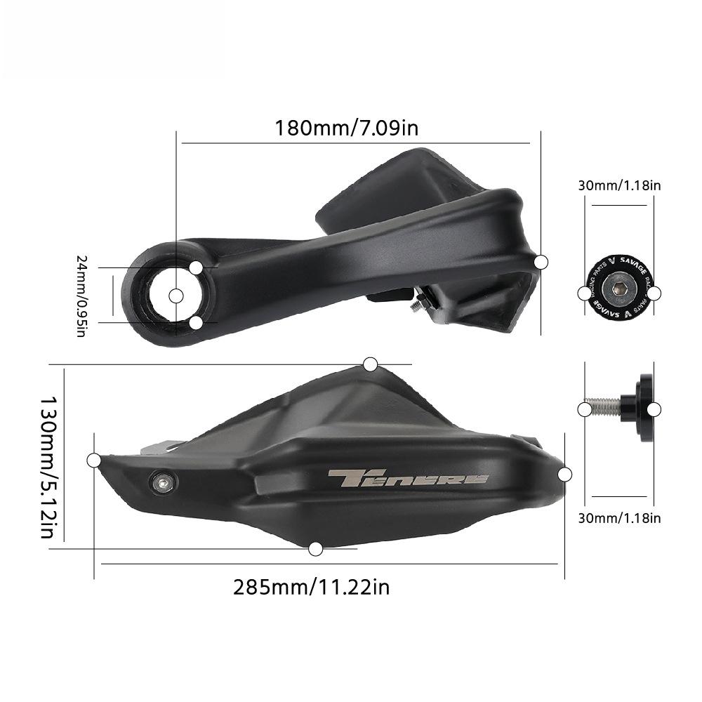 2025 XTZ700 XTZ07 Handlebar Handguard Windshield For YAMAHA Tenere 700 T7 T700 XTZ 07 Rally World Raid 2019-2024 Hand Guards