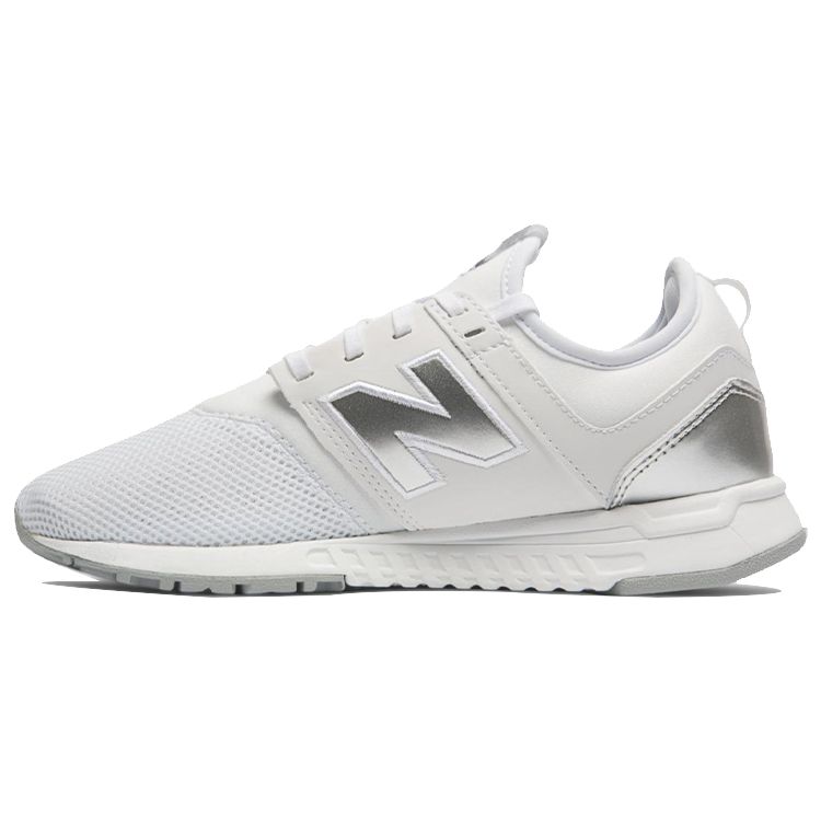 

New Balance Nb 247 Простые Универсальные Тканевые Низкие Кроссовки для Марафона Женские кроссовки Серебристо-Белые WRL247SA 36