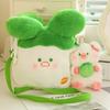 33/35/50cm Cabbage Pig Cute Anime Plush Toy Fluffy Stuffed Pig Hiding In The Plant Vegetable Soft Doll Kawaii Pillow Gift