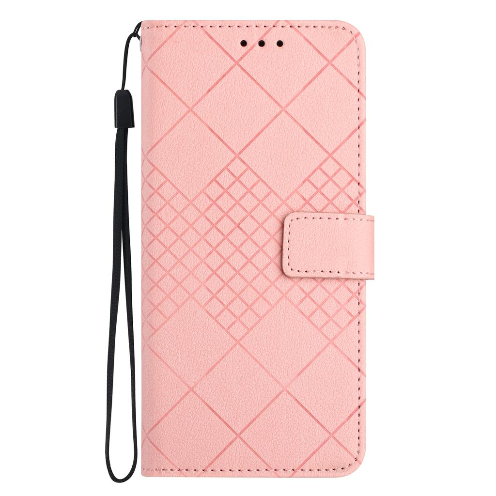HT06 For Motorola Edge 50 Neo 5G/Moto S50 5G/Thinkphone 25 5G Wallet Phone Case Imprint PU Leather Flip Folio Cover