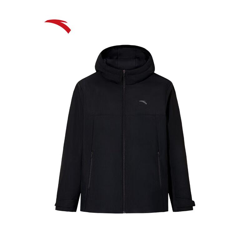 ANTA Men's Training Series Water-Repellent Hooded Down Jacket