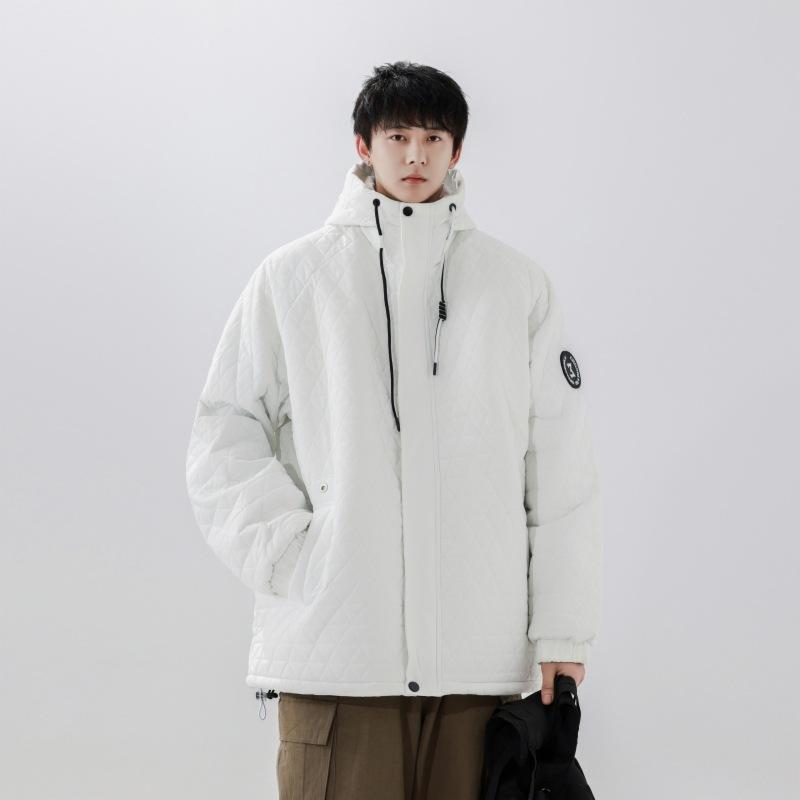 New Winter Men's Hooded Thickened Cotton Jacket, Fashionable New Winter Trendy and Handsome Cotton Coat
