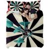 Dart Board Duvet Cover Set,Dartboard Bedding Sets Skin-Friendly Lightning And Flame Comforter Cover Set Full Queen Size
