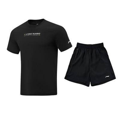 Summer Mens Short Sleeve Shorts Lightweight Comfortable Breathable Fashion Trendy Versatile Casual Sports Suit Men Suit ATSW135-1+YATV113-1