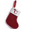 Thick Knitted Holiday Alphabets Bags Multiuse Christmas Decorations And Present Holders