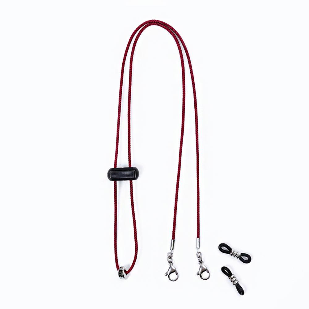 Jeibanseukeullaesig Simple Slim Strap Eyeglass Chain Mask Necklace (C2001-An669_Pu)