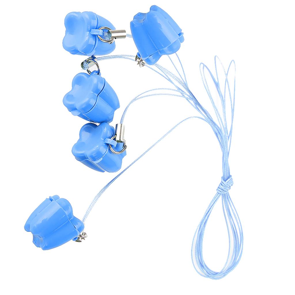 5pcs Plastic Baby Milk Tooth Storage Box with Rope Tooth Saver Necklaces