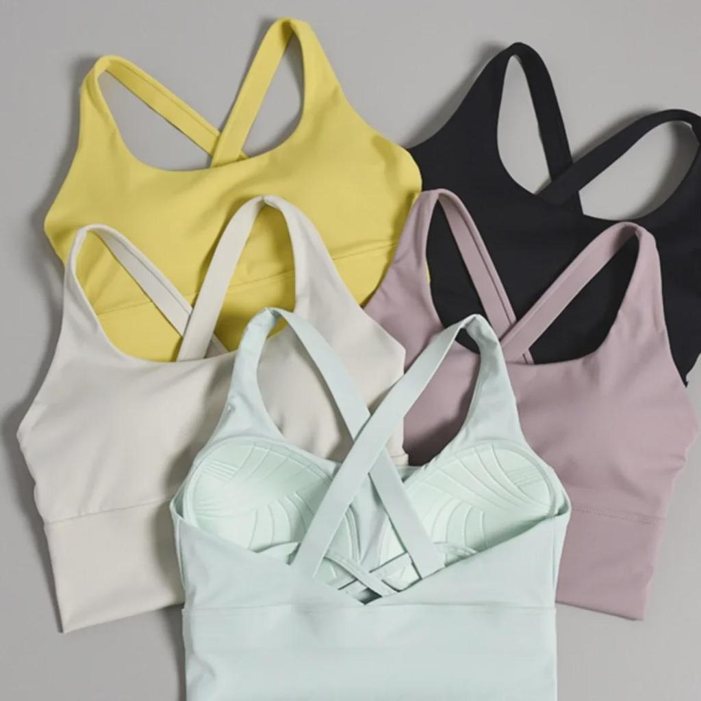 Sutien sport pentru femei cu suport fix pentru piept - Ideal pentru alergare, yoga și fitness