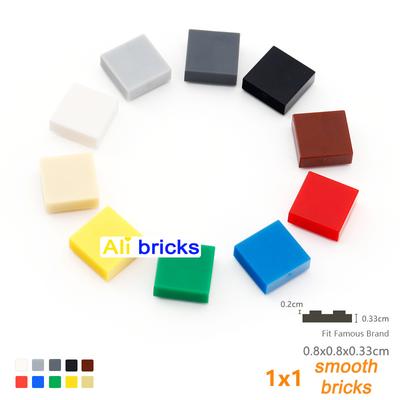 1500 buc Blocuri de Construcție DIY Figurină Cărămizi Netede 1x1 24 Culori Educativ Creativ Mărime Compatibil cu 3070 Jucării pentru Copii