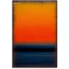 ZHAOZIQQ Mark Rothko Poster Blue Black Orange Abstract Rectangular Regions Of Color Canvas Art And Wall Art Picture Print Modern Family Bedroom