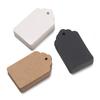 100pcs/lot 5*3cm Packaging Label Brown Kraft /black/white Paper Tags DIY Jewelry Label Wedding Gift Decorating Tag