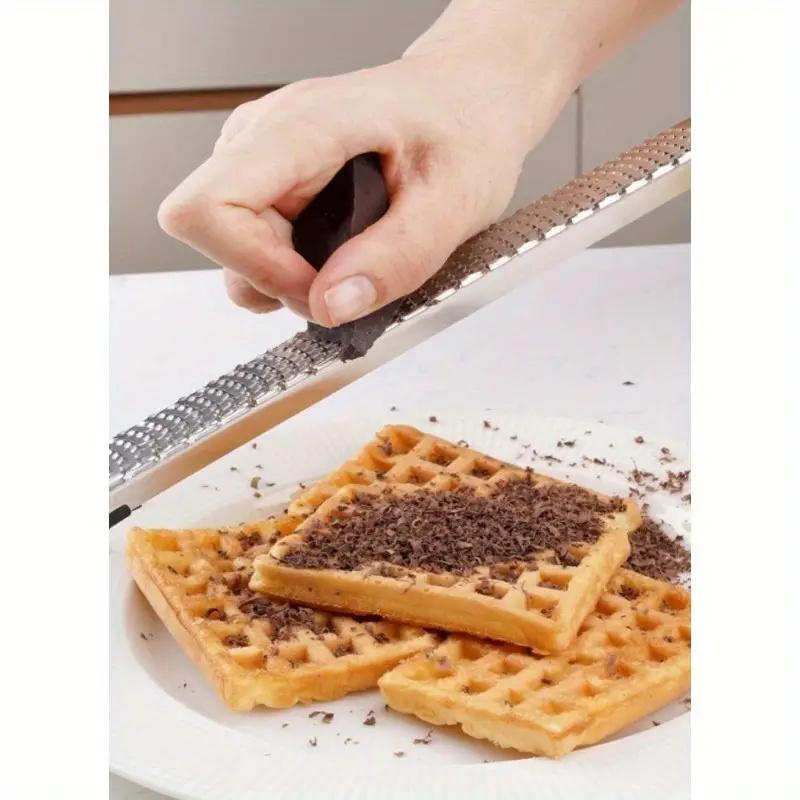 Multi-Purpose Handheld Stainless Steel Kitchen Grater - Ideal for Citrus Zest, Cheese, Chocolate, Ginger & Garlic Peeling - Unch