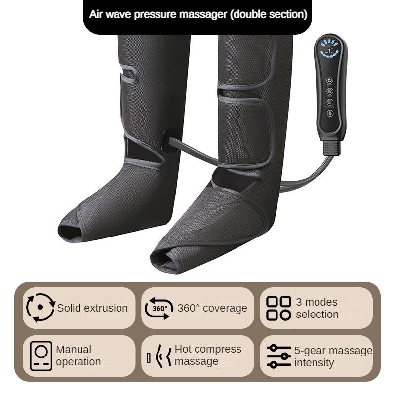 Air Wave Pressure Massager Long Airbag Vibration Heating Leg Massager Household Calf Massage Care Device