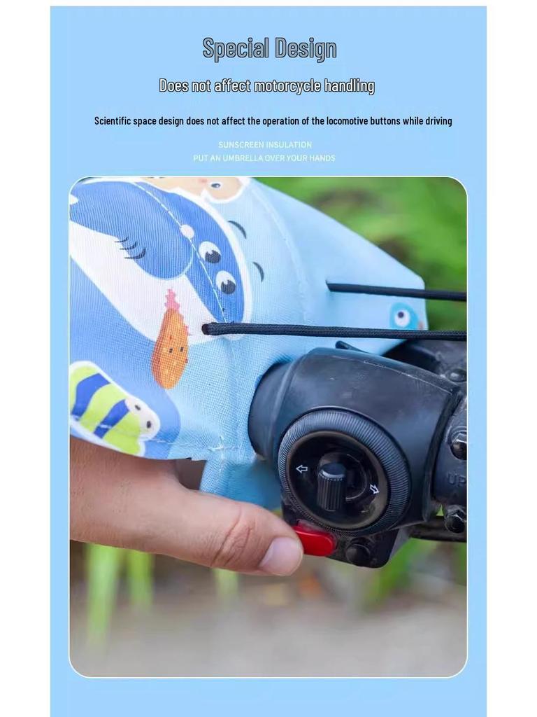 Wasserdichte Winddichte UV-Beständige Lenkerabdeckung für Elektrofahrzeug/Motorrad