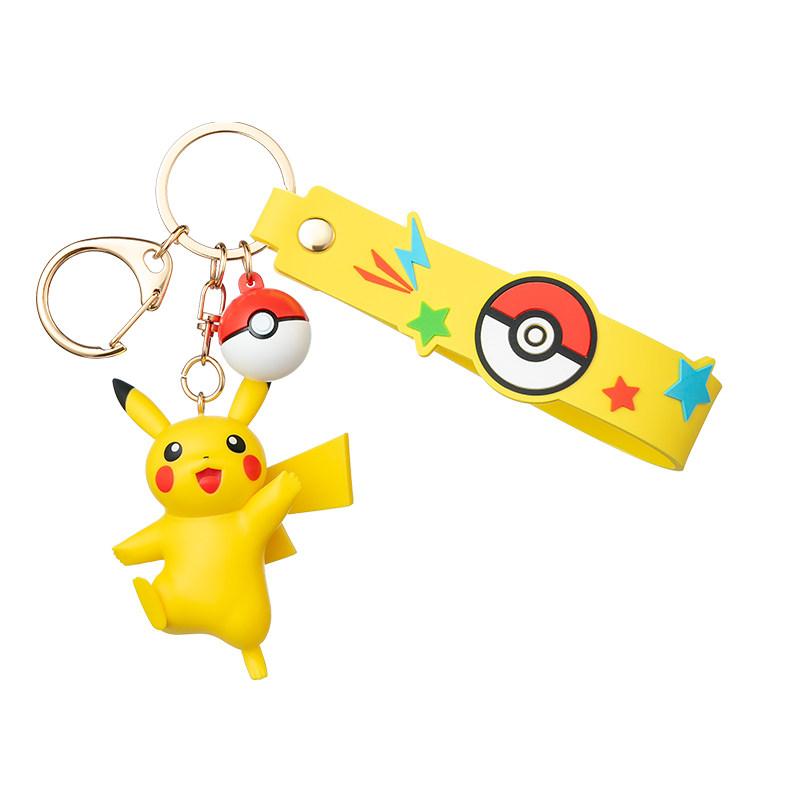 Funism Pokemon Figure Bag Pendant Keychain Gengar Sprigatito Fuecoco Quaxly Plusle Minun Morpeko Toy