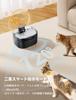 FEELNEEDY Cat Water No Pump Reduces Cleaning Time by 4L Large 4000mAh Rechargeable Stainless Steel Water Automatic Water Rechargeable Cat Water