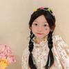 2026 Spring-Summer Girls' Hair Hoops & Bands: Mesh Balls, Plaid Pattern,Bright,Ideal for Braids, Energetic Teen Hair Accessories