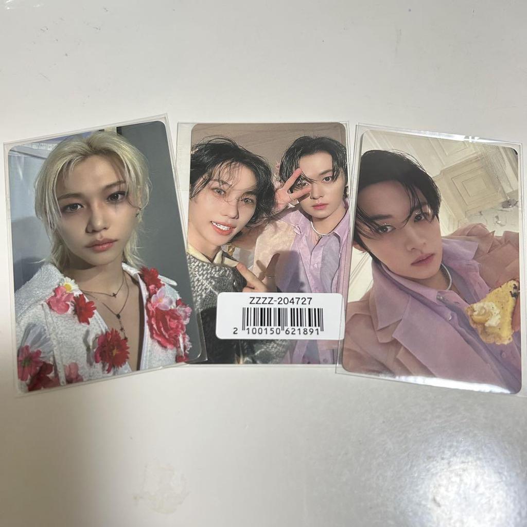 [USED] straykids trading cards