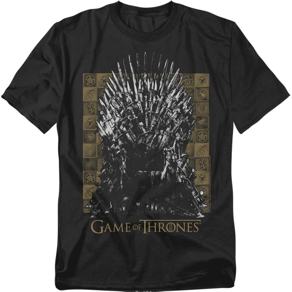 Game Of Thrones - Iron Throne -  Unisex Short Sleeve Children s T-shirt - Black 100