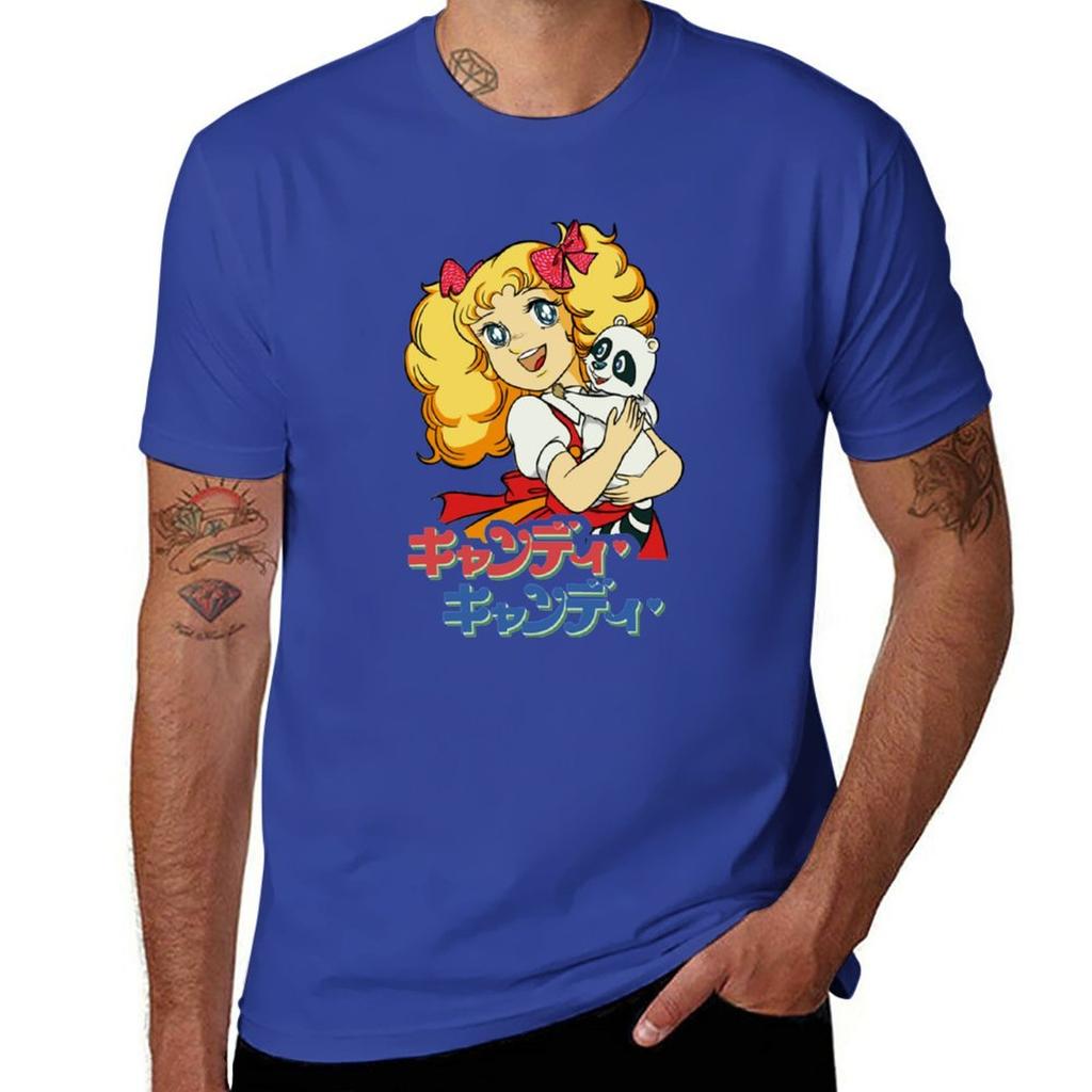 Candy Candy TShirt vintage quick drying mens t shirts pack