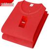 Conjunto de Ropa Interior Térmica para Hombre Color Frijol Rojo - Top de Cuello Semi Alto y Pantalones, Algodón, Ligero, Cuello Redondo