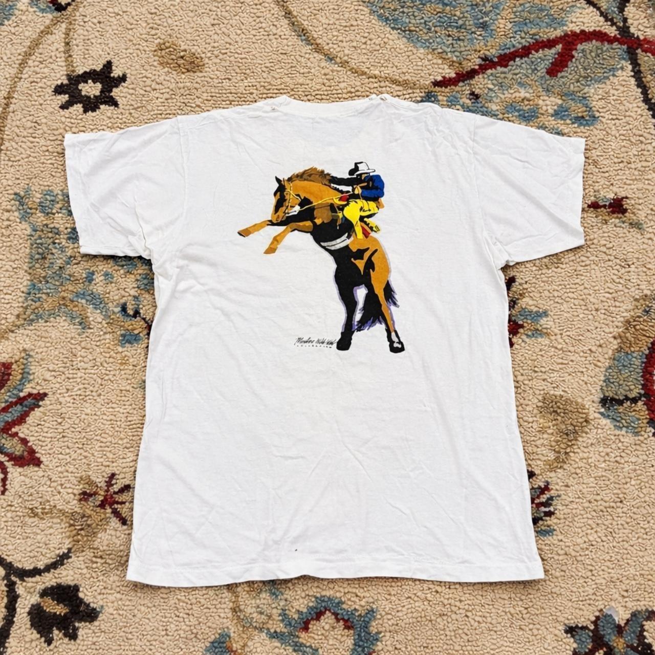 Horse Riding Cowboy T-Shirt S-5XL Unisex L