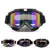 Motocross Ski Glasses Goggle with Nose Guard Dark Gray Silver Print Outdoor Sport Ski Goggles Windproof Glasses