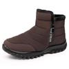 Shoes Men's Snow Boots Boots Winter Fleece Thickened Cotton Shoes Cold-proof and Warm Cotton Boots Versatile Comfortable Men's Boots