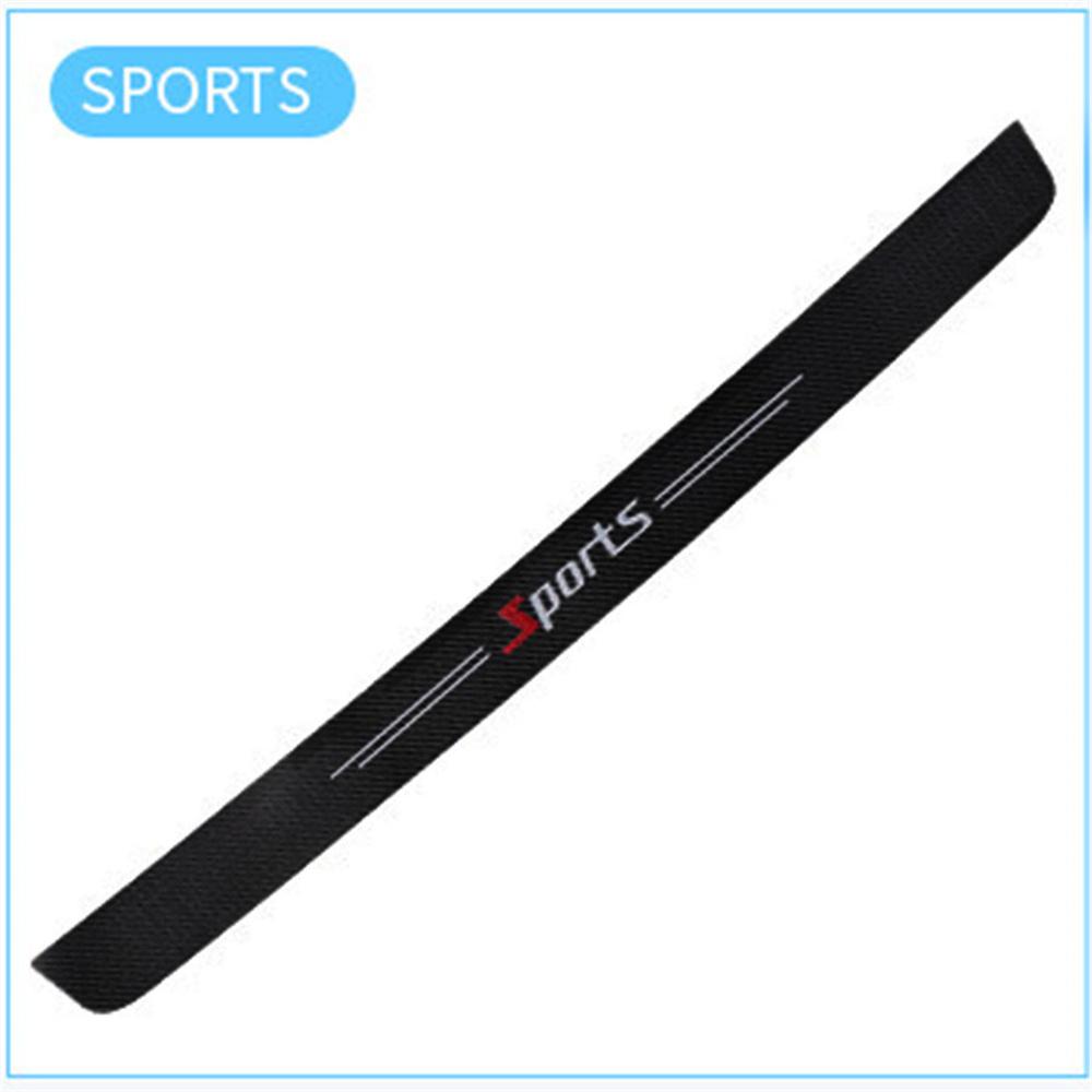 4Pcs Universal Car Door Step Sill Scuff Protector Cover Guard Carbon Fiber Color