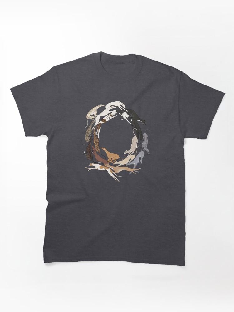 A Gathering of Cats The Greyt Hound Romp Classic Unisex T-Shirt