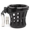 Motorcycle Accessory Drink Cup Holder With Mounting Hardware Aluminum Chrome Black Carbon Fiber For Honda Gold Wing GL1800 2018+