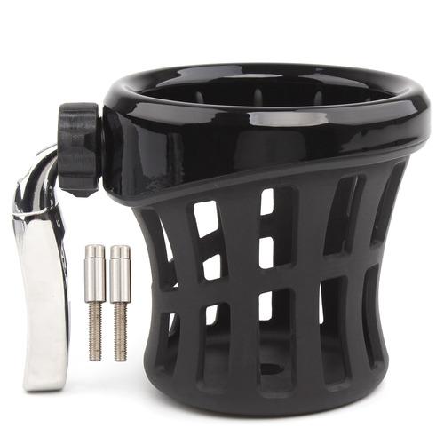 Motorcycle Accessory Drink Cup Holder With Mounting Hardware Aluminum Chrome Black Carbon Fiber For Honda Gold Wing GL1800 2018+