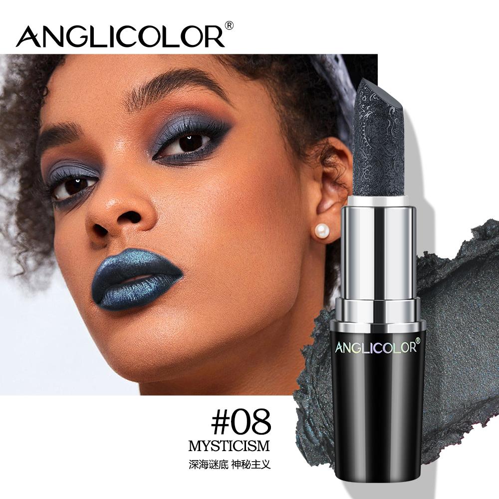 Geschnitzter glänzender Lippenstift, Perlen-Lippenstift, Antihaft-Becher, langanhaltender, feuchtigkeitsspendender Lippenbalsam, lichtechter Glitzer-Lippenbalsam, enthält keine Konservierungsstoffe