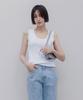 Memua Linen-Like Summer Knit Sleeveless (Lime)